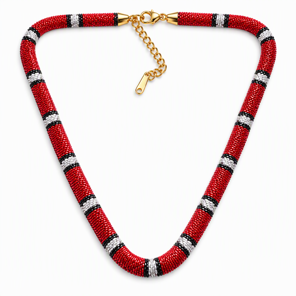 Crimson Serpent laid flat
