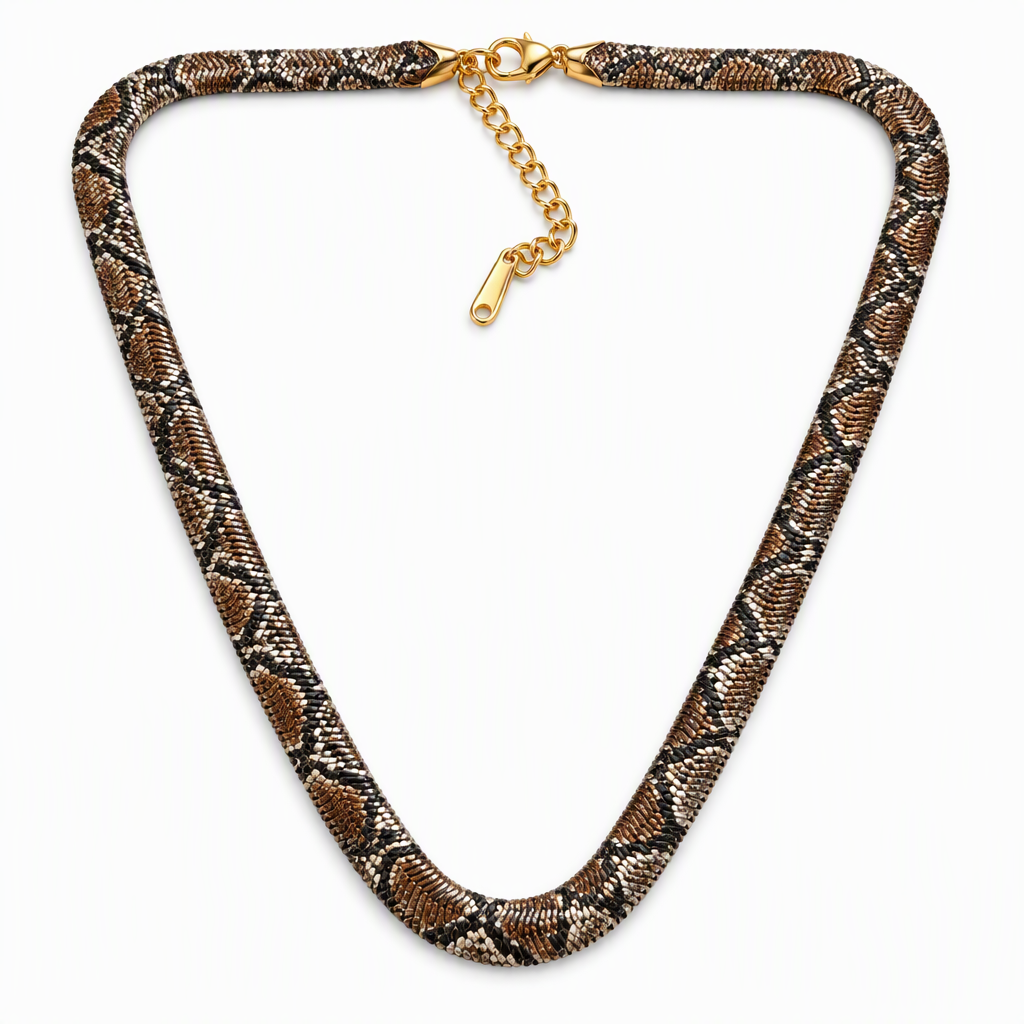 Serpent Statement Necklace – A Symbol of Mystery & Power