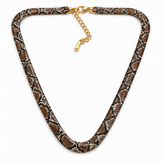 Serpent Statement Necklace – A Symbol of Mystery & Power