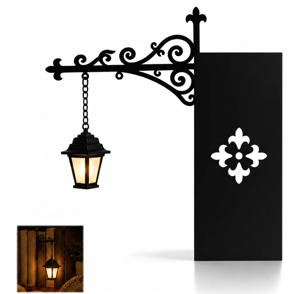 Mini Library Lantern Book Shelf Lamp